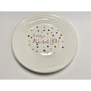 Fiestaware It Really Is All About You 9” Luncheon Plate Fiesta Dish‎